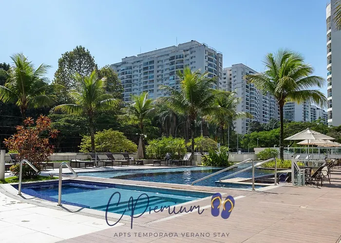 Verano Stay Flat com cozinha, garagem e wi-fi 400 MB Barra Olímpica Rio de Janeiro